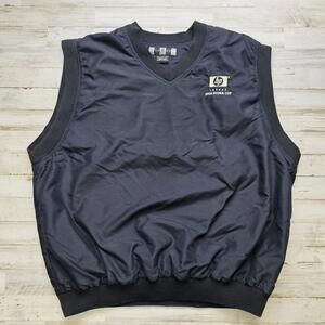 Vintage Golf Jacket 2002 Ryder Cup The Belfry Nike Sleeveless Vest LG HP Logo